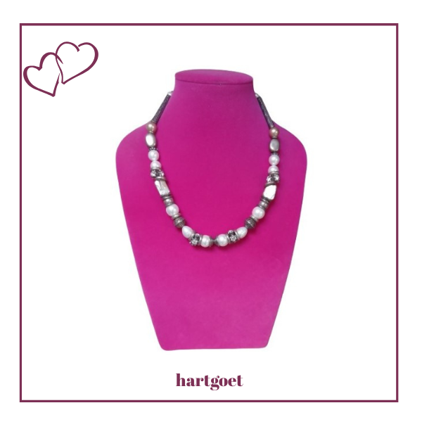 Miglio Pearl & Crystal Necklace