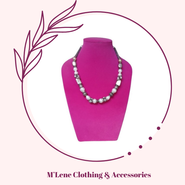 Miglio Pearl & Crystal Necklace