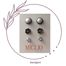 Load image into Gallery viewer, Miglio Stud Earrings
