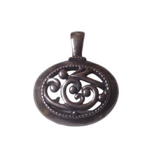 Load image into Gallery viewer, Miglio Burnished Silver Pendant
