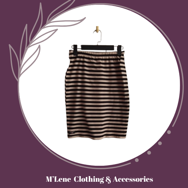 Black & Stone Mini Skirt