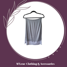 Load image into Gallery viewer, Mini Skirt - Grey &amp; White - L
