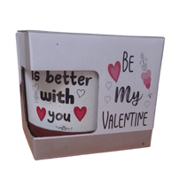 Load image into Gallery viewer, Be my Valentine Mug:  Life is better with you
