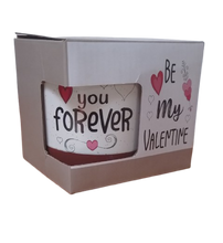 Load image into Gallery viewer, Be my Valentine Mug:  Love you forever
