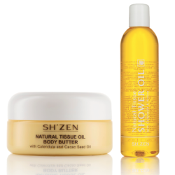 Sh'Zen Natural Tissue Oil Shower Oil & Body Butter