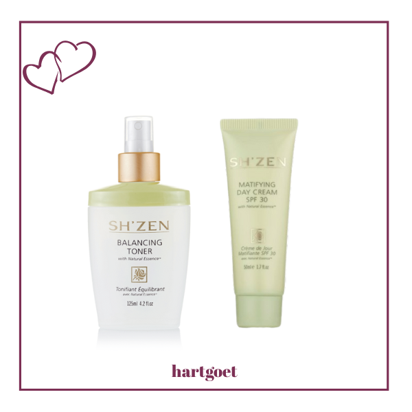 Sh'Zen Natural Essence Balancing Toner & Matifying Day Cream