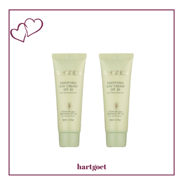 Sh'Zen Natural Essence Matifying Day Cream SPF30 (2 x 50ml)