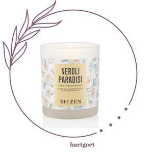 Sh'Zen Neroli Paradisi Luxury Soy Massage Candle