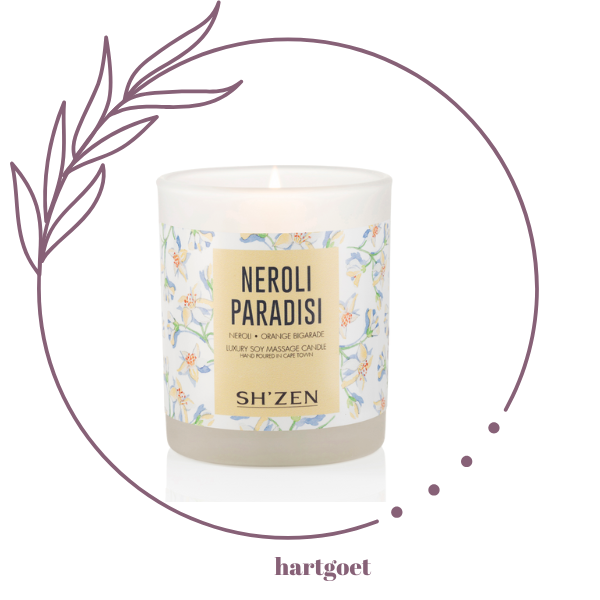 Sh'Zen Neroli Paradisi Luxury Soy Massage Candle
