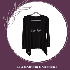 Black "netso" Top - M
