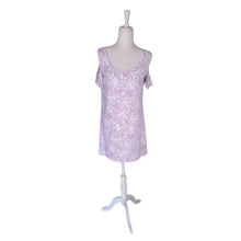 Load image into Gallery viewer, Open shoulder dress - white &amp; pink
