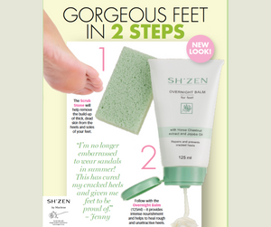 Sh'Zen Overnight Balm for feet & Scrub Stone