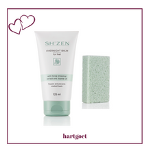 Load image into Gallery viewer, Sh&#39;Zen Overnight Balm for feet &amp; Scrub Stone
