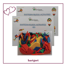 Load image into Gallery viewer, Pattern Blocks &amp; Activity Cards
