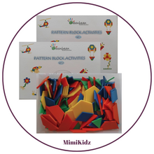 Load image into Gallery viewer, Pattern Blocks &amp; Activity Cards
