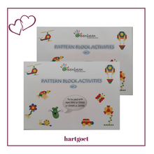 Load image into Gallery viewer, Greenbean Pattern Block Activity Cards - Set 1 &amp; 2
