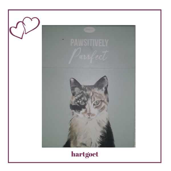 Paws for thought notepad - Pawsitively Purrfect