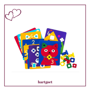 Plastic Nuts & Bolts and Activity Cards
