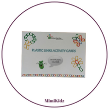 Load image into Gallery viewer, Greenbean Activity Cards - Plastic Links
