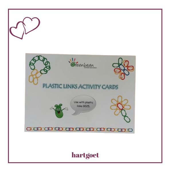 Greenbean Activity Cards - Plastic Links