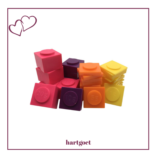 Plastic stacking masses