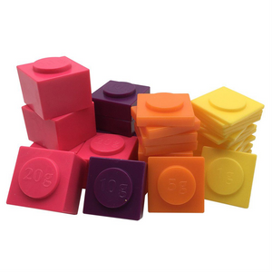 Plastic stacking masses