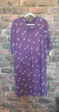 Load image into Gallery viewer, Hooded Dress &amp; Shift Dress - Purple - L
