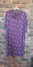 Load image into Gallery viewer, Hooded Dress &amp; Shift Dress - Purple - L
