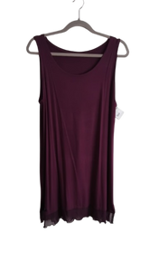 Hooded Dress & Shift Dress - Purple - L