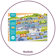 Load image into Gallery viewer, Mideer Reusable Stickers - Transportation
