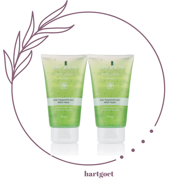 Sh'Zen Revitaliser for feet (2 x 75ml)