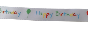 Printed Ribbon - Happy Birthday