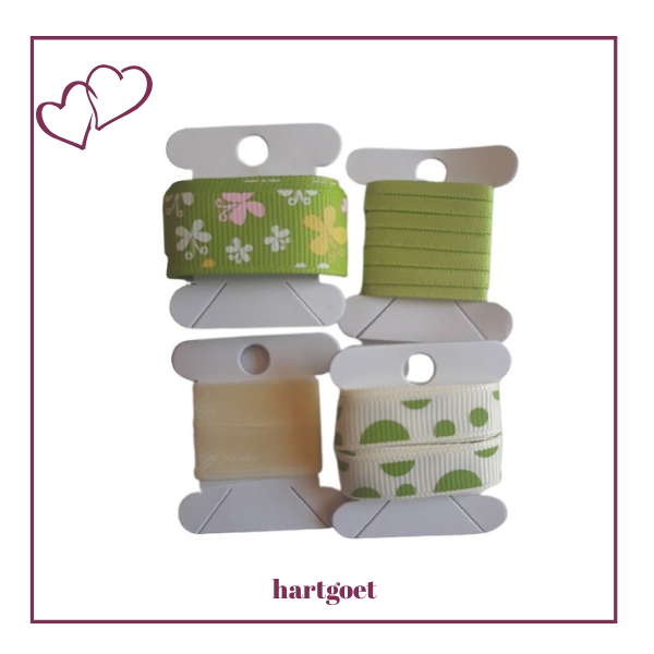 Ribbon Pack - Green (4 x 1m)