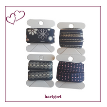 Load image into Gallery viewer, Ribbon Pack - Navy (4 x 1m)
