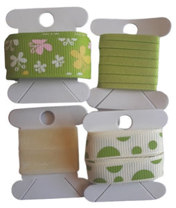 Ribbon Pack - Green (4 x 1m)