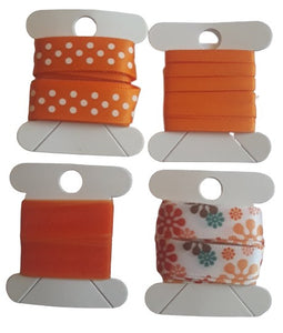 Ribbon Pack - Orange (4 x 1m)