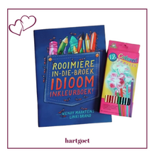 Load image into Gallery viewer, Rooimiere-in-die-broek Idioom Inkleurboek
