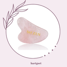 Load image into Gallery viewer, Sh&#39;Zen Rose Quartz Gua Sha
