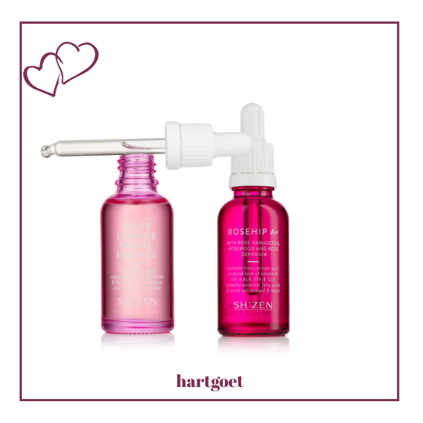 Sh'Zen Rosehip A+ Facial Essence & White Jasmine Facial Essence
