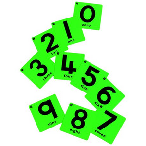 Plastic Rubbing Plates - Numbers