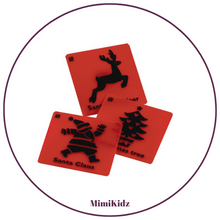 Load image into Gallery viewer, Plastic Rubbing Plates - Christmas
