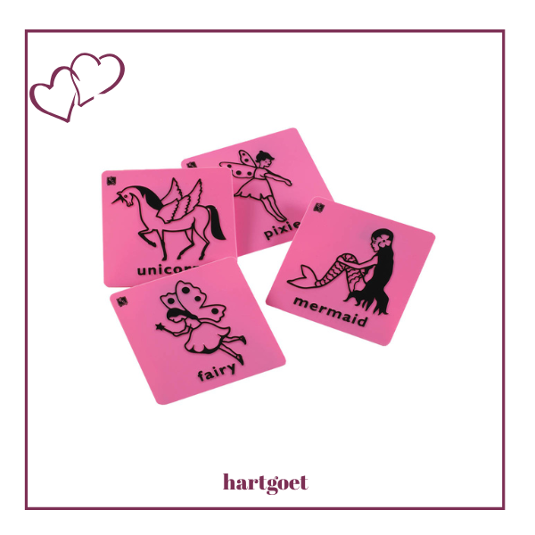 Plastic Rubbing Plates - Fairies