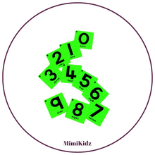 Load image into Gallery viewer, Plastic Rubbing Plates - Numbers
