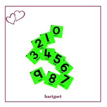 Load image into Gallery viewer, Plastic Rubbing Plates - Numbers
