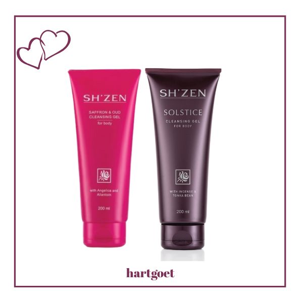 Sh'Zen Saffron Oud & Solstice Cleansing Gels