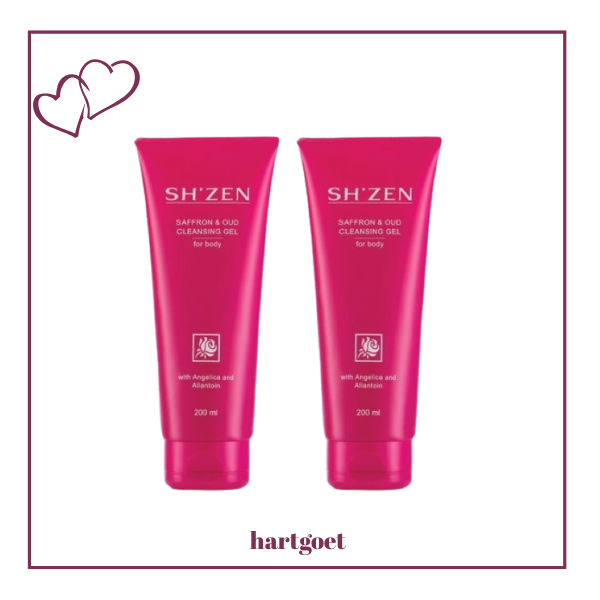 Sh'Zen Saffron & Oud Cleansing Gel (2 x 200ml)
