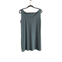 Load image into Gallery viewer, Lace Dress &amp; Plain Sleevless Shift Dress - Sage - XL
