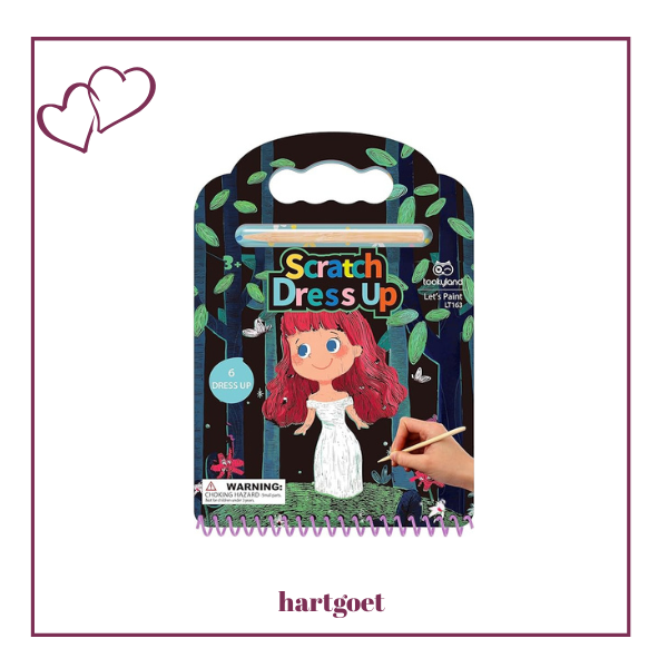 Tooky Toy - Scratch Art Kit:  Dress-up