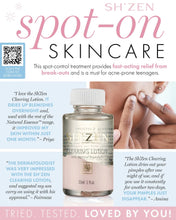 Load image into Gallery viewer, Sh'Zen Natural Essence Clearing Lotion product with text 
