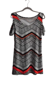 Short Open Shoulder Dress - L